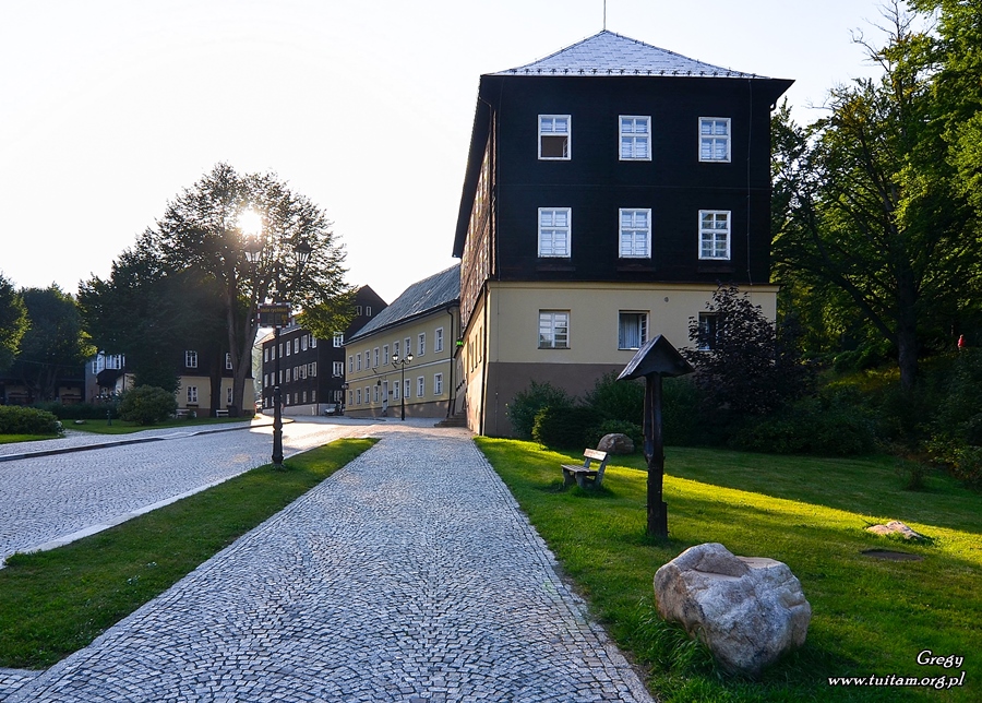 Karlova studanka - Biała Opava, szlak, opis trasy