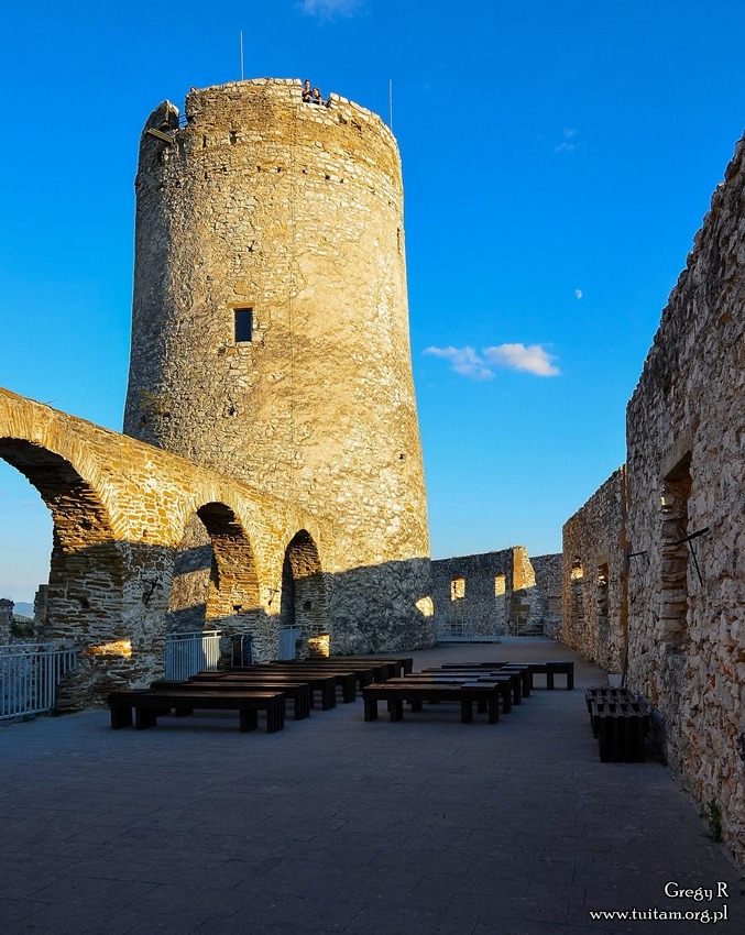 Spiski Zamek Spišský Hrad – widok na ruiny zamku na Słowacji