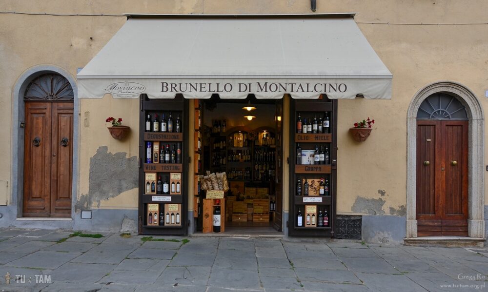 Montalcino toskańska stolica wina