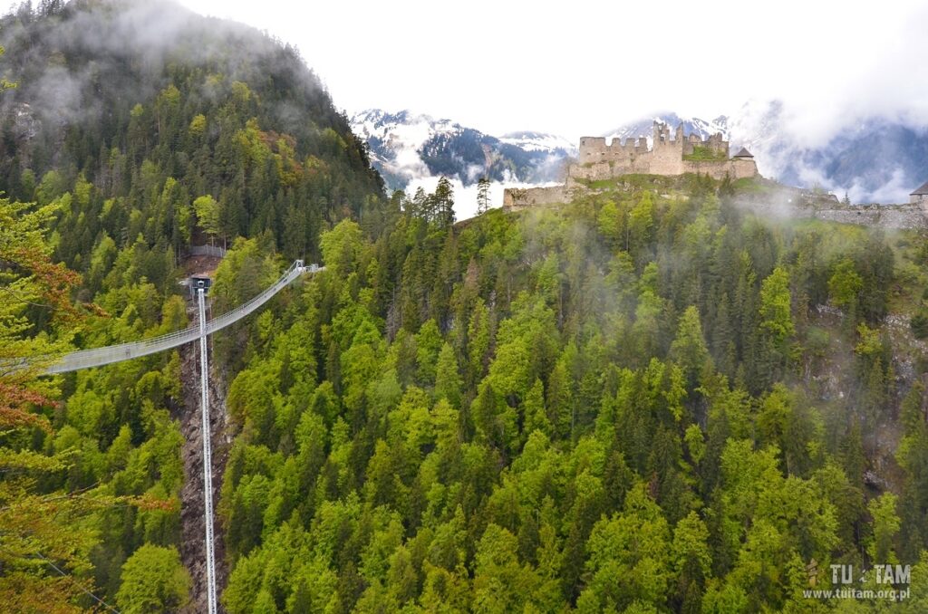 TYROL wiszący most Highline 179