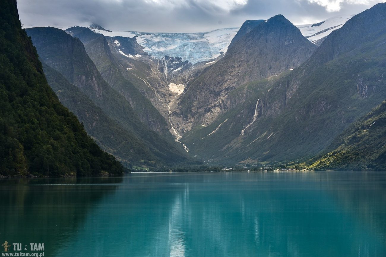Norwegia, lodowiec Briksdal