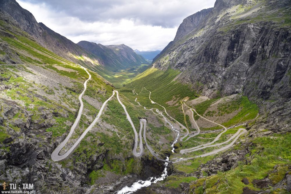 NORWEGIA - Droga Troli