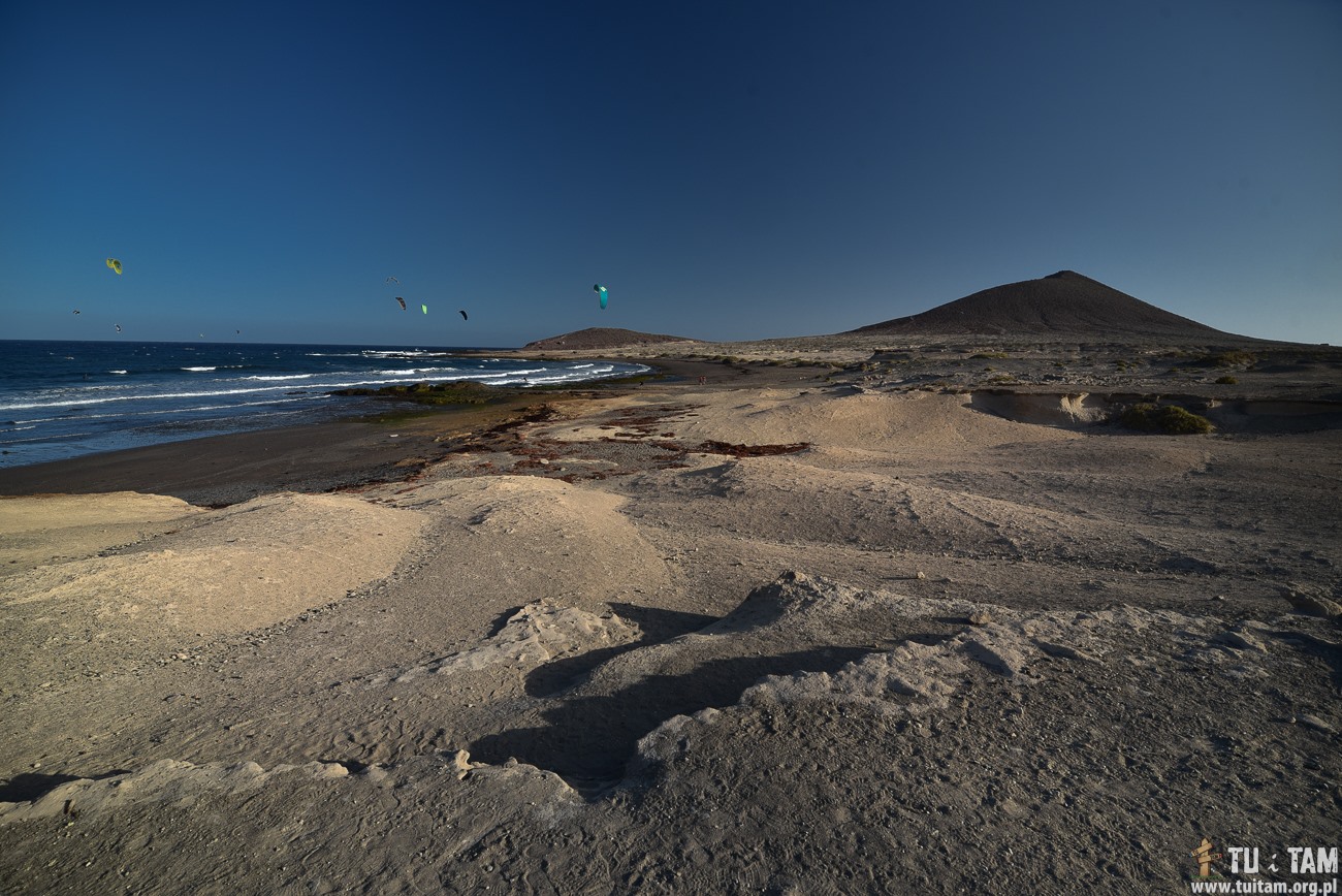 TENERYFA - atrakcje turystyczne. Playa de Montaña Roja