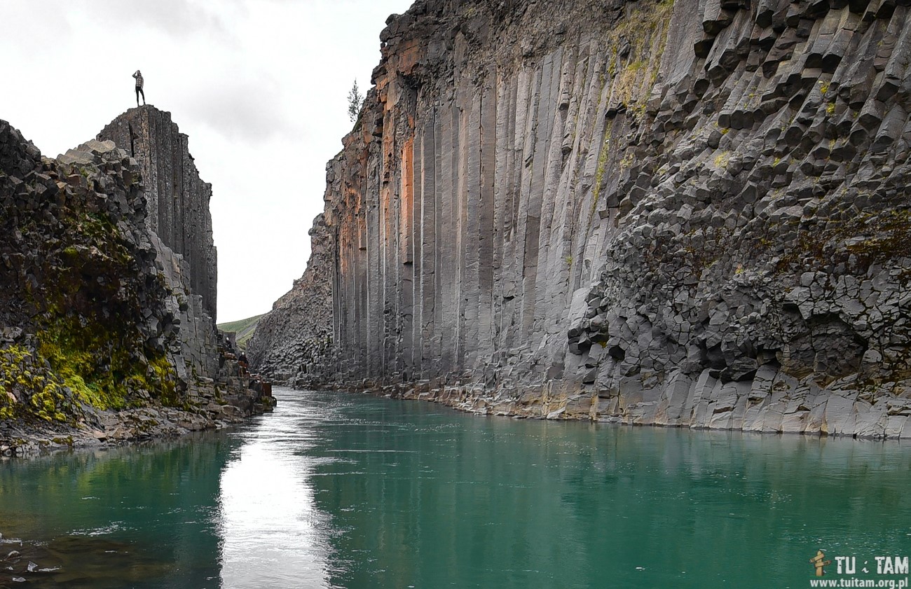 Islandia atrakcje turystyczne Stuðlagil